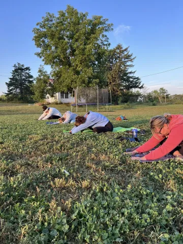 Yoga on Engelbrecht Farm