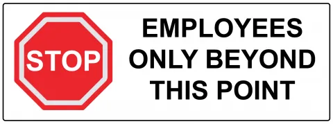 Employees only