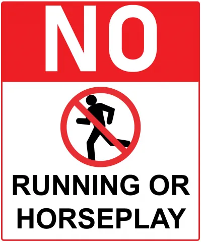 No horseplay