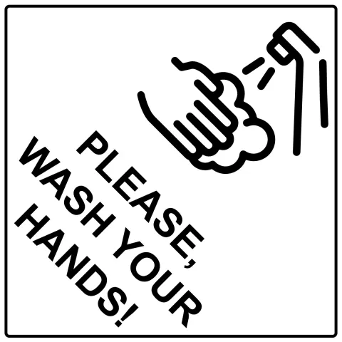 Wash hands