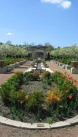 Garden full of greenery and flowers at Reiman Gardens.