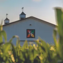 Kroul Farms main store shed.