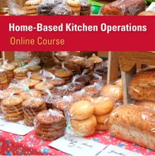 Home-based kitchen operations online course.