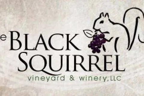 The Black Squirrel Vineyard and Winery logo