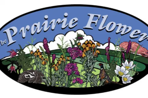 The Prairie Flower logo