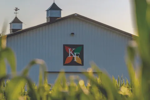 Kroul Farms main store shed.