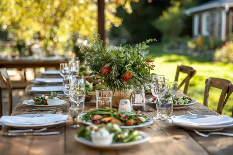 Farm to table dinner